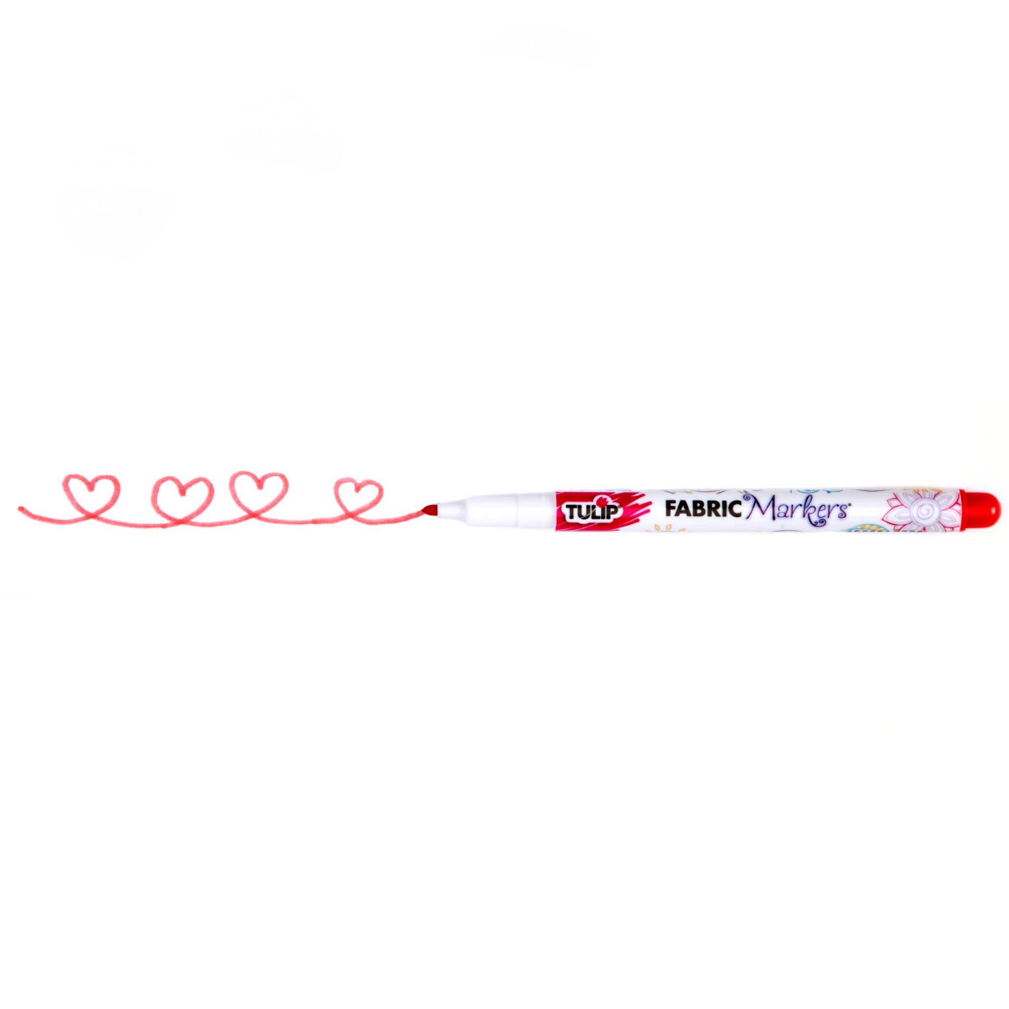 Tulip® Ultimate Fabric Markers Neon, 24 Pack